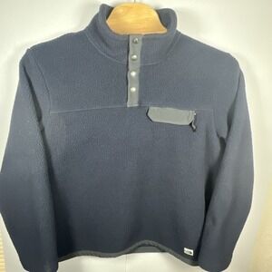 The North Face Men XL Nave Cragmont 1/2 Snap Mock Neck Sherpa Pullover